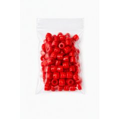 Matt dekorgyöngy 20g piros