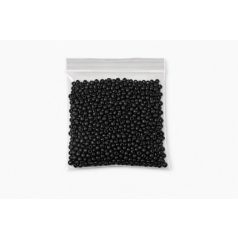 Fekete Miyuki kásagyöngy 2mm
