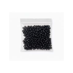 Fekete Miyuki kásagyöngy 4mm