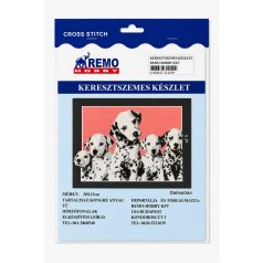 Keresztszemes hímzőszett kicsi/dalmata