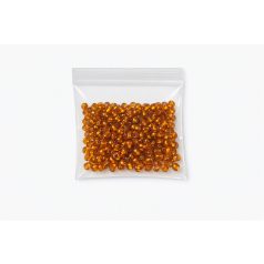 Narancssárga Miyuki kásagyöngy 4mm