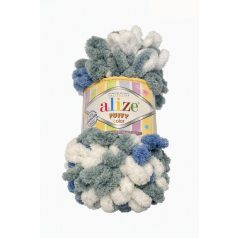  Alize Puffy fonal szürke-fehér-kék