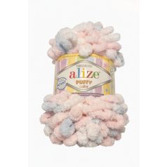  Alize Puffy fonal rózsaszín-fehér-kékes