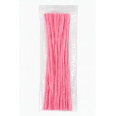 Egyszínű zseníliadrót pink