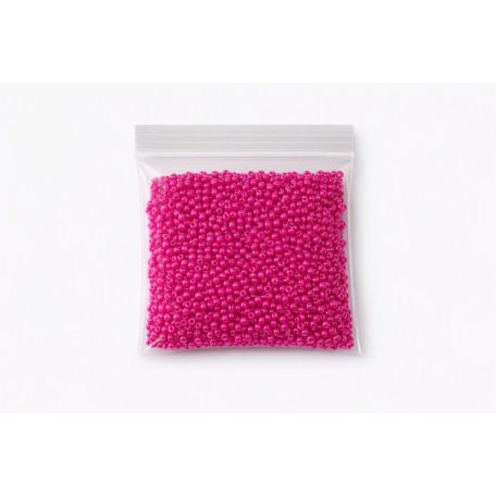 Sötét pink Miyuki kásagyöngy 2mm