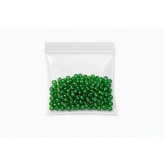 Sötétzöld Miyuki kásagyöngy 4mm