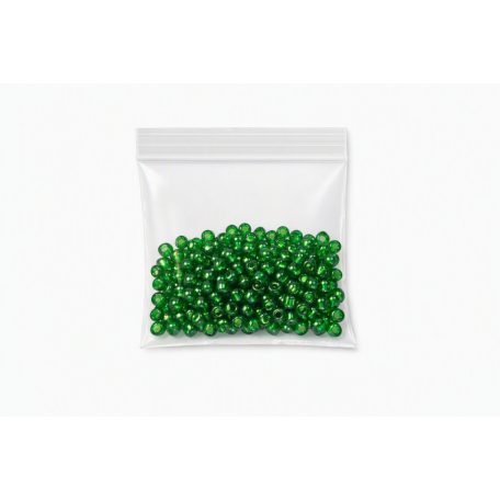 Sötétzöld Miyuki kásagyöngy 4mm