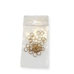 Szerelőkarika arany 8mm/20db