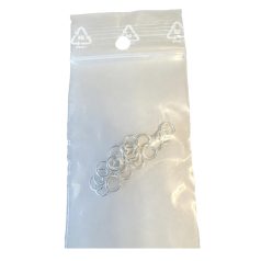 Szerelőkarika ezüst 6mm/20db