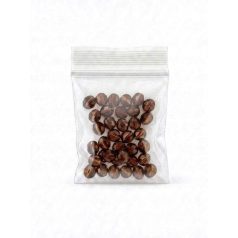 Üveggyöngy cola barna 8mm