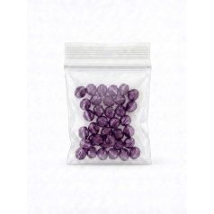 Üveggyöngy ametiszt lila 8mm