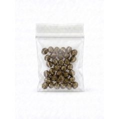 Üveggyöngy mocsárzöld 8mm