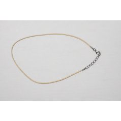 Zsinór nyakláncalap bézs 54cm